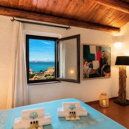 Hébergement de vacances Panoramic Sea View 4 Close To The With Pool Baja Sardinia