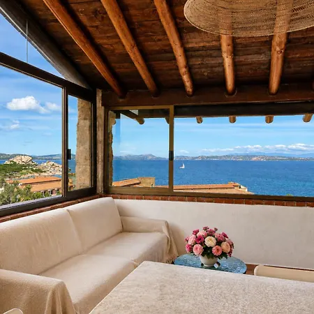 Panoramic Sea View 4 Close To The With Pool Feriehus Baja Sardinia